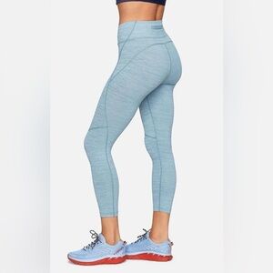 Outdoor‎ Voices TechSweat Core Womens XS Blue High Waist 3/4 Athletic Leggings